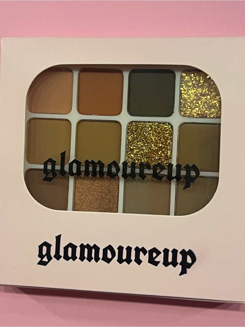 Glamour Gold & Neutral Brown Eyeshadow Palette